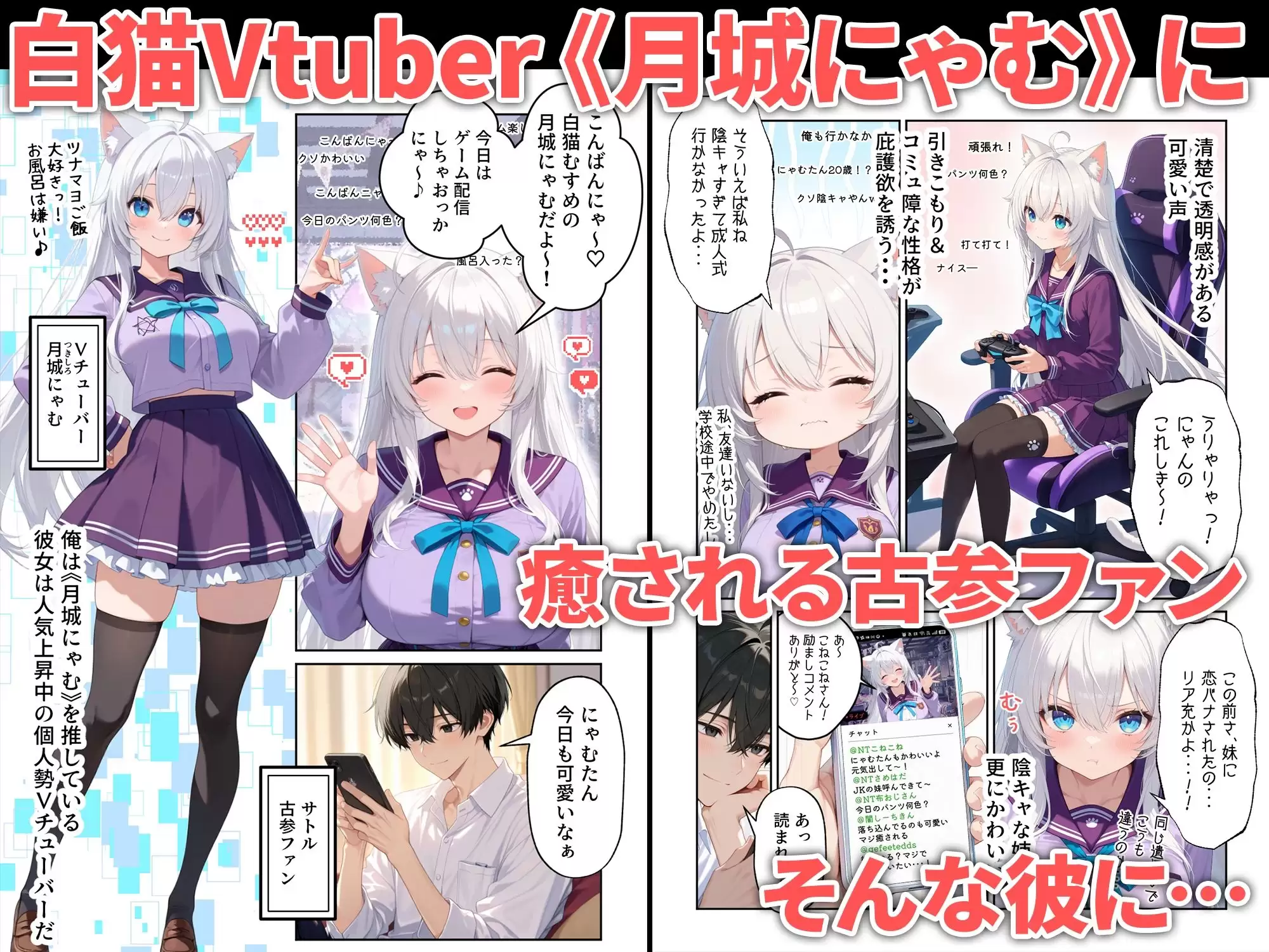 浮気えっち 恋人の姉が推しのVtuberだった話 1ページ目