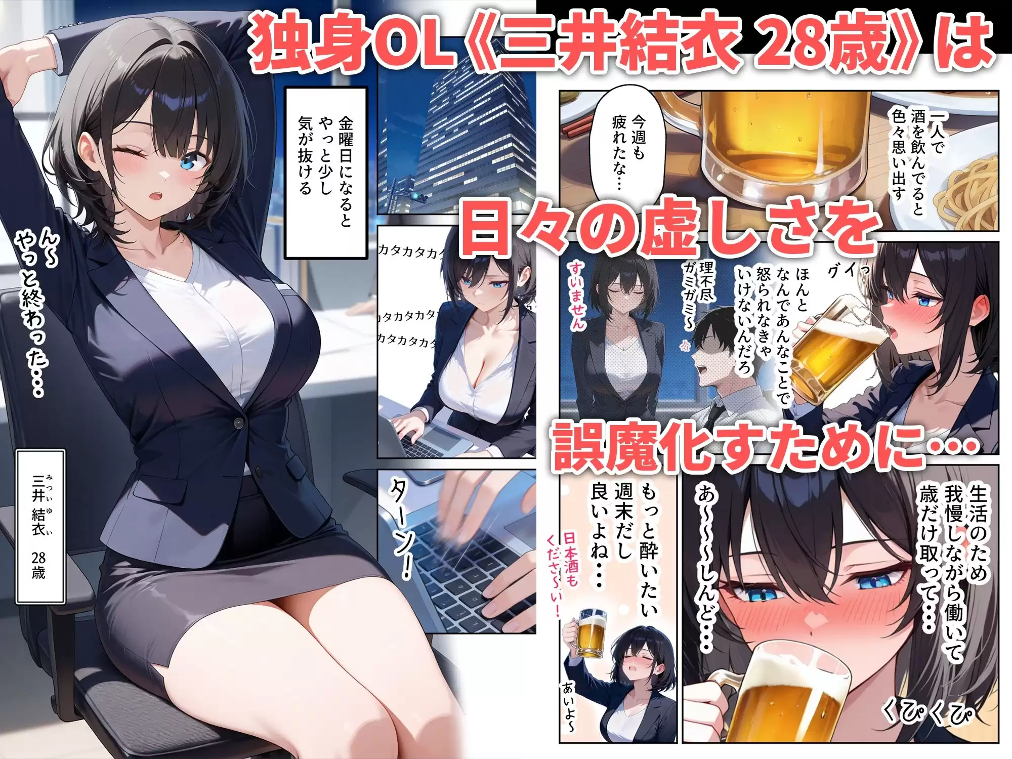 隣人えっち セフレに恋する独身OL 1ページ目