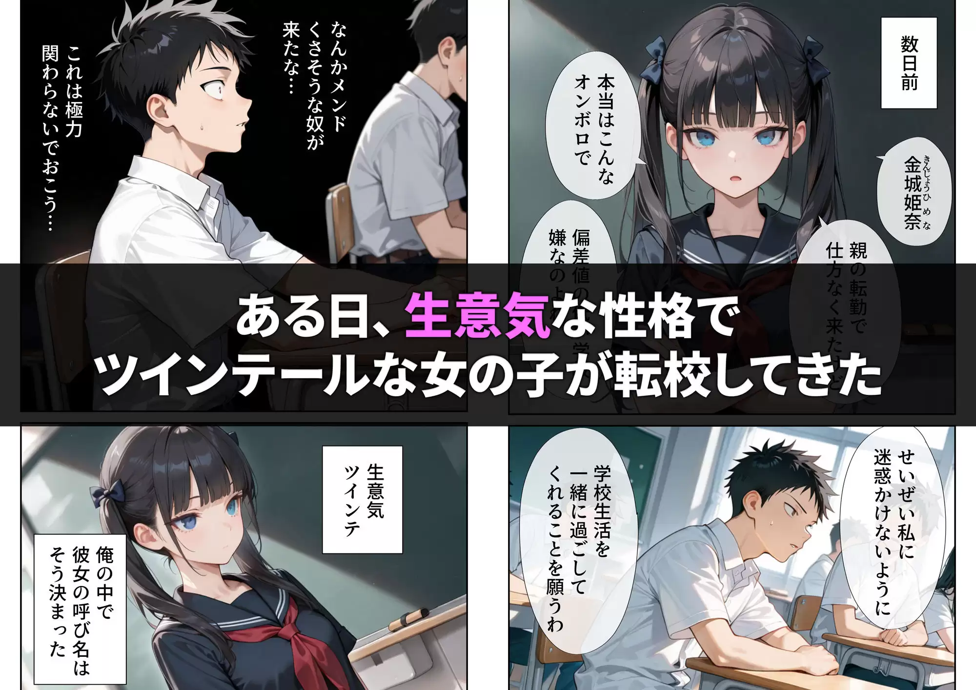 生意気ツインテを催◯アプリで性奴◯にしようとしたら 1ページ目