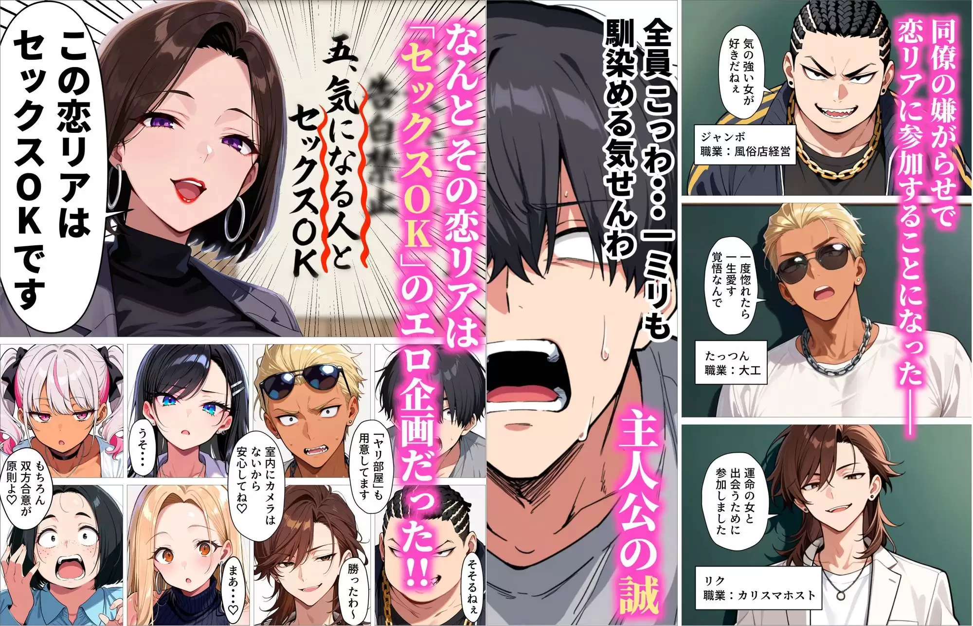 ギャル上等〜「セックスOK」の恋愛リアリティーショーで童貞が巨根無双する話〜 3ページ目