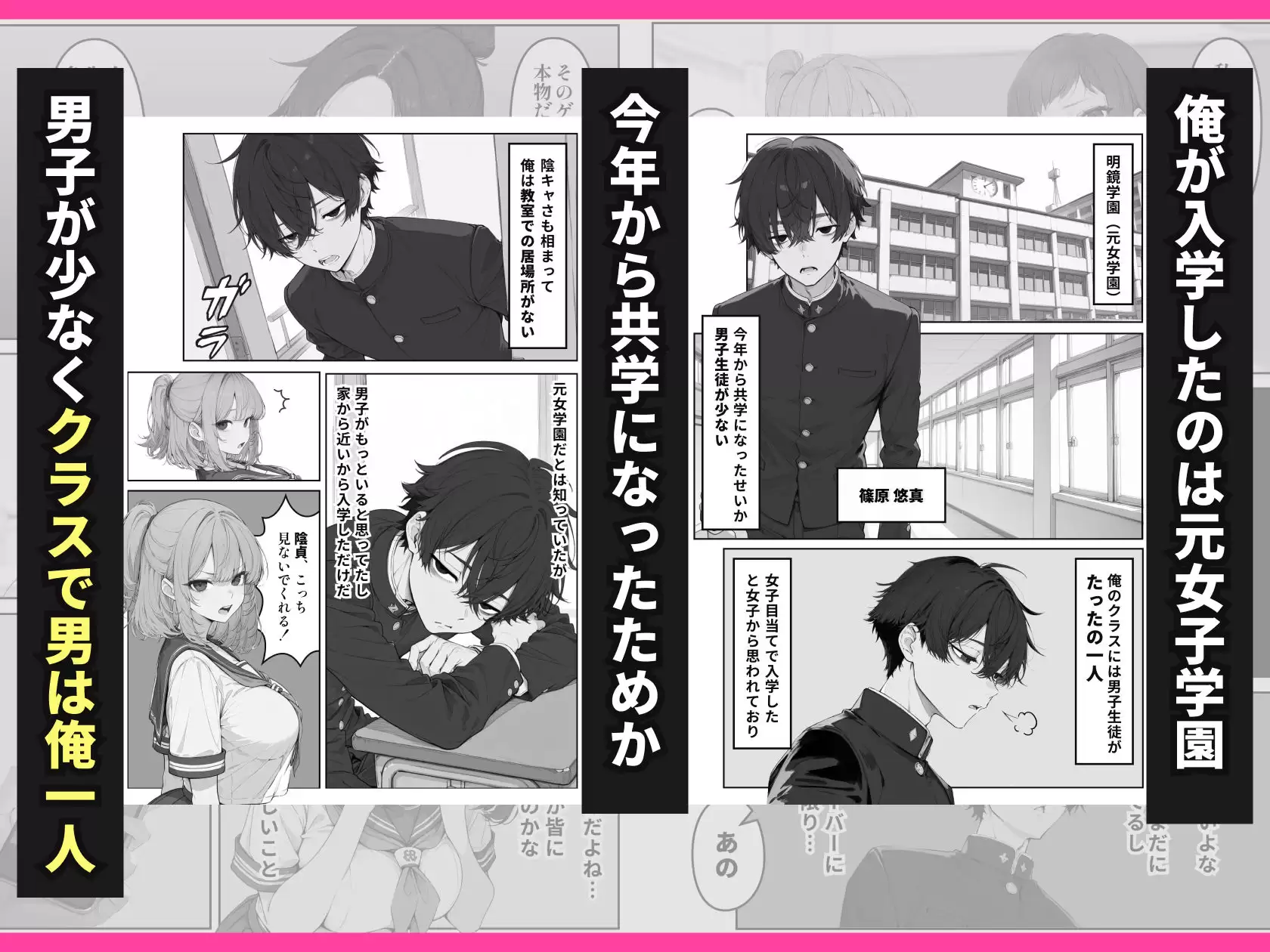 デスゲーム主催者からはじまる学園生活成り上がり 1ページ目