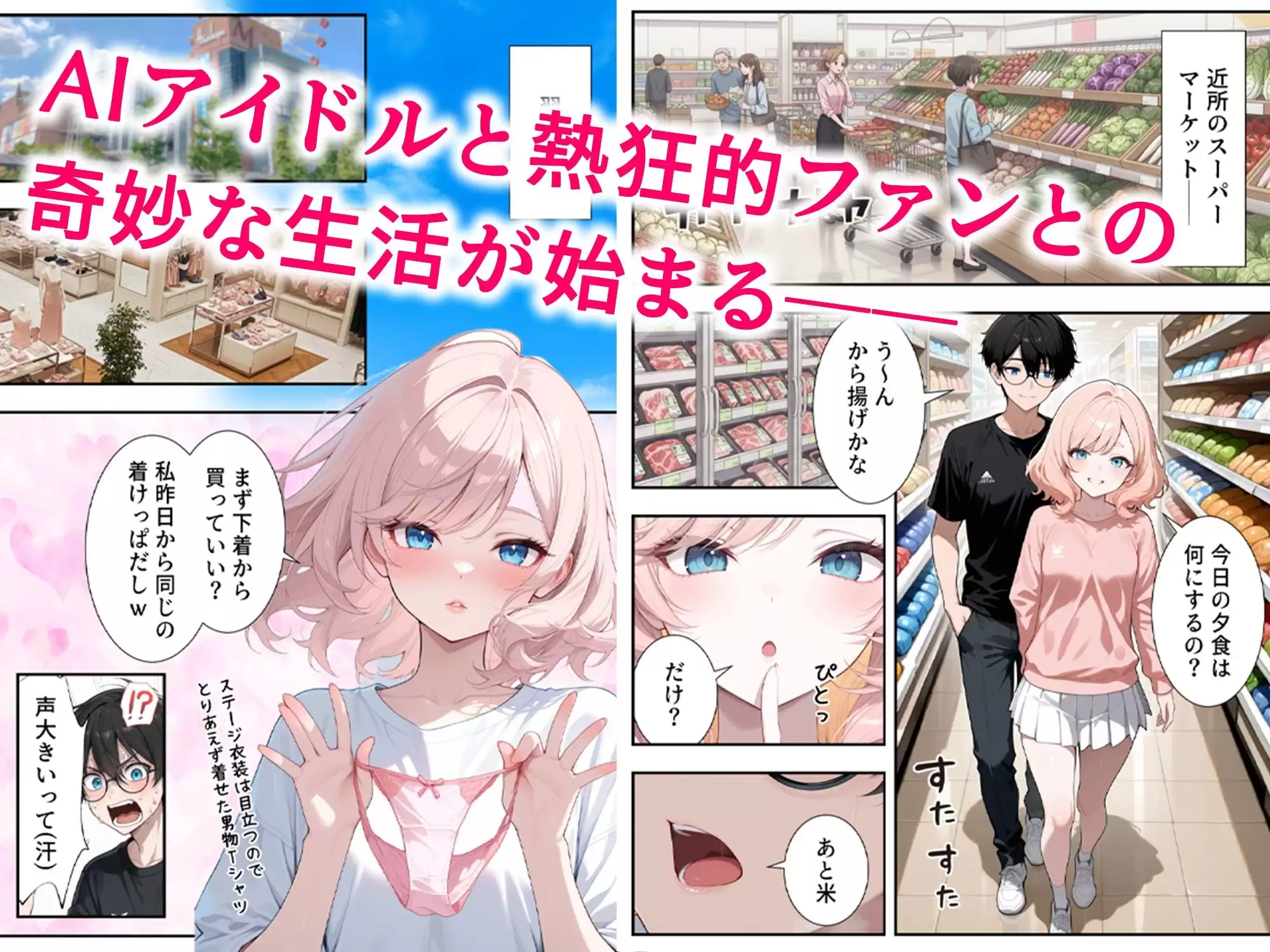 画面の向こうから推しが来た！失踪したAIアイドルとの甘とろ生活 3ページ目