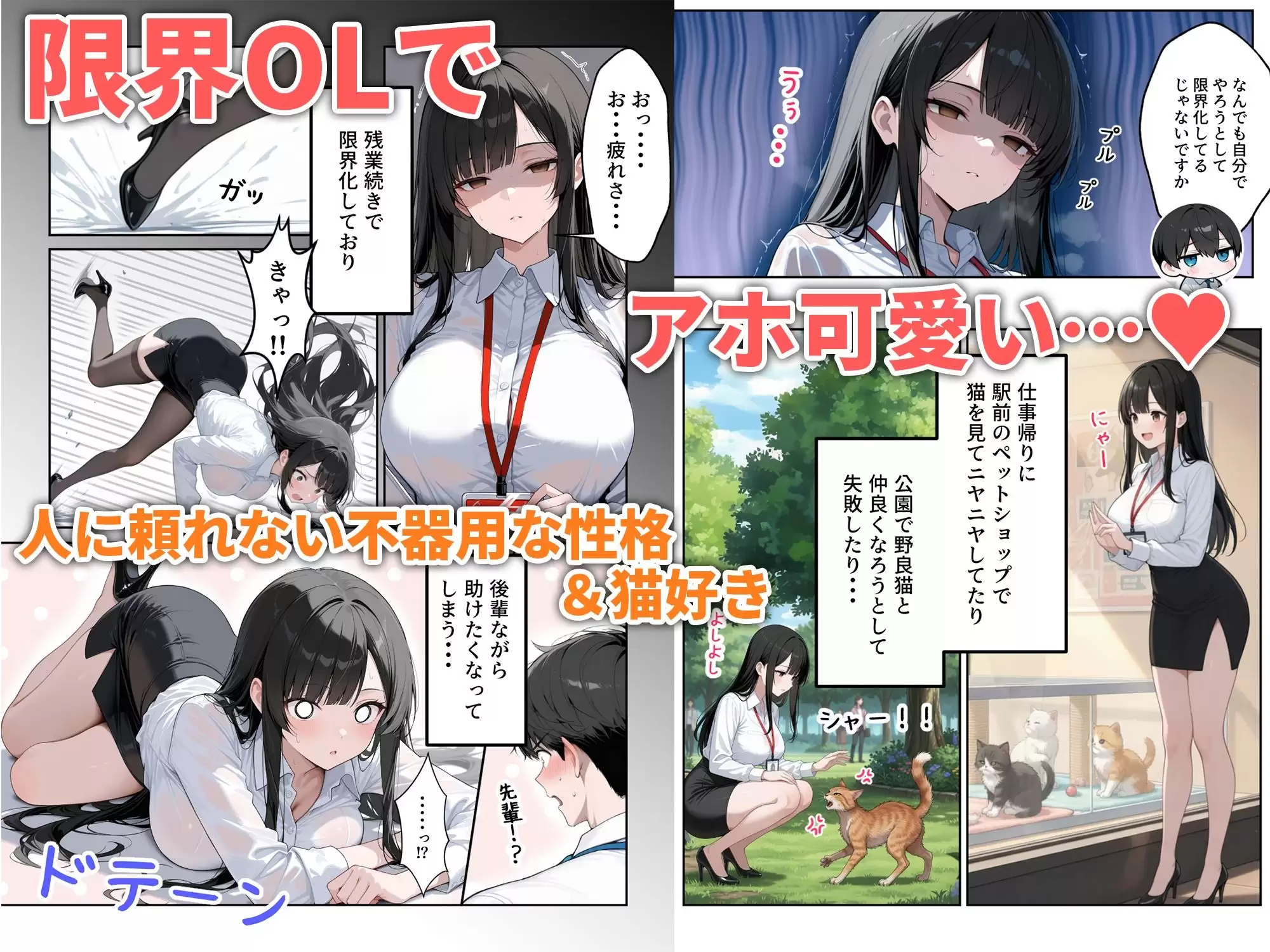 先輩えっち クール系なのにアホ可愛い女上司をお持ち帰りした話 2ページ目